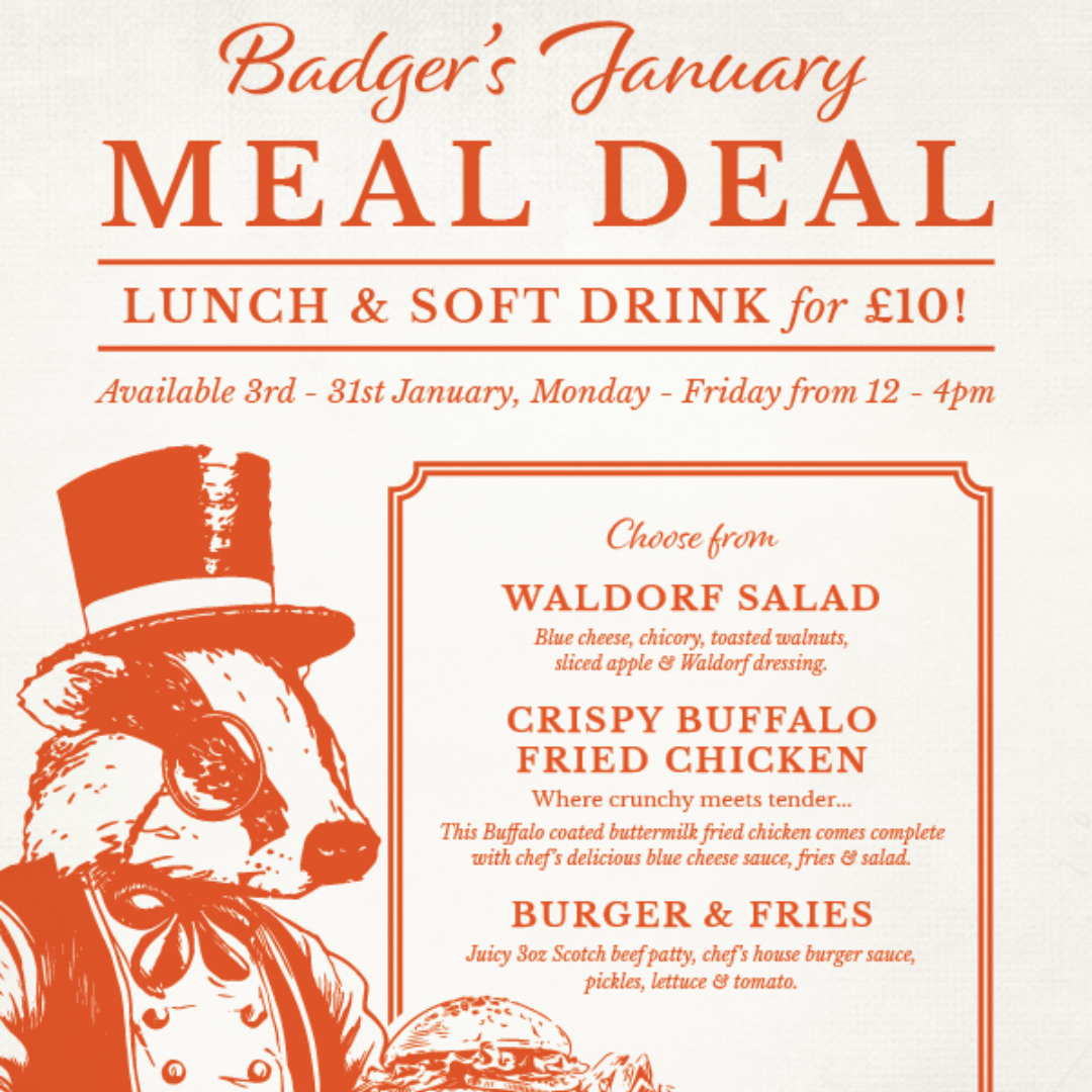 badger january meal deal
